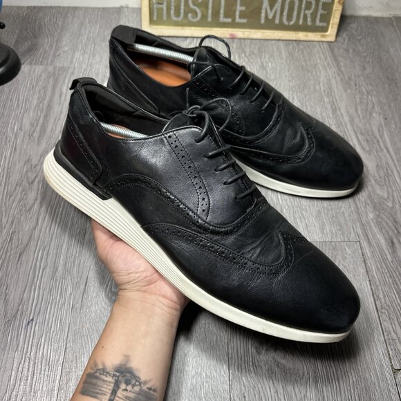 Wolf and Shepherd Crossover Wingtip Italian Leather Hybrid Shoes Mens Size 14 M